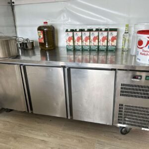 Frigo inox 3 portes